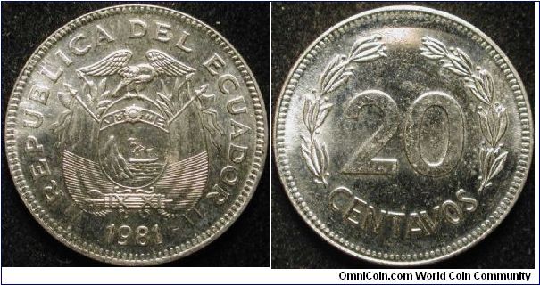 20 Centavos
nickel coated steel