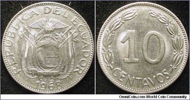 10 Centavos
Nickel clad steel
Variety #1