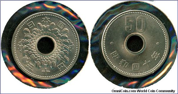 Japan 50 yen 1965 - Showa Year 40