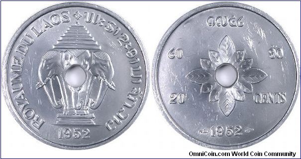 Aluminum 10 cents UNC.