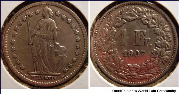 1907B 1franc