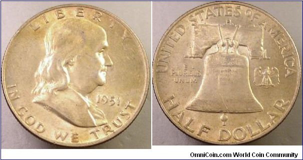 1951 Franklin half