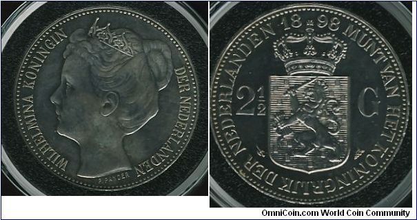 2 1/2 gulden Proof