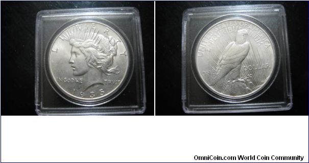 1935 Peace Dollar