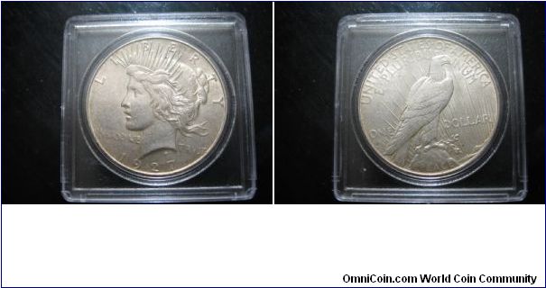 1927 S Peace Dollar