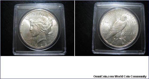 1926 S Peace Dollar