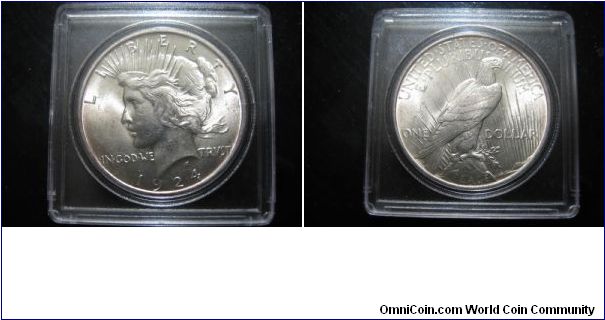 1924 Peace Dollar