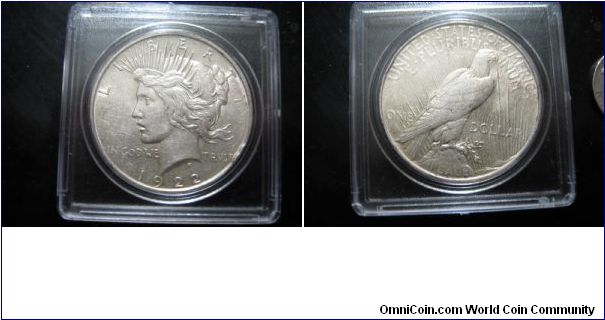 1922 D Peace Dollar