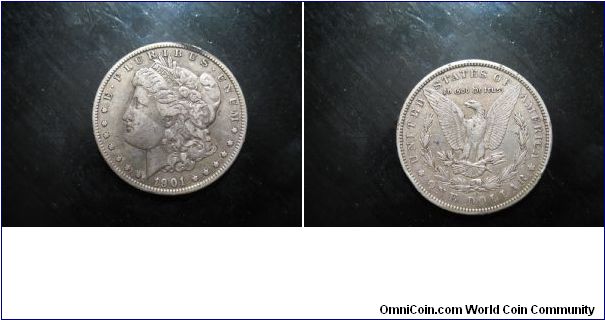 1901 O Morgan Dollar