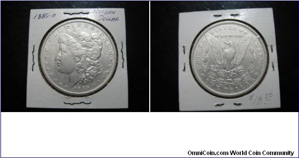 1885 O Morgan Dollar