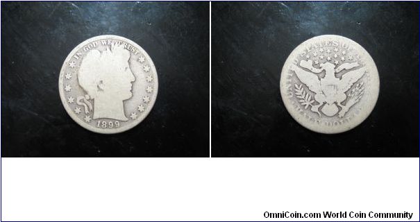 1899 Barber Half Dollar