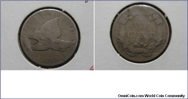 1858 Flying Eagle Cent