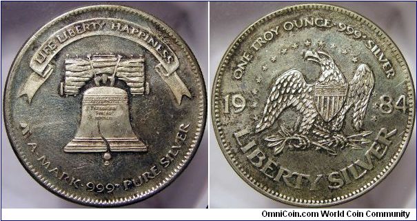 1 oz. Silver round, USA                                                                                                                                                                                                                                                                                                                                                                                                                                                                                             