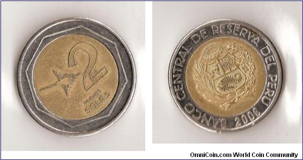 2 nuevos soles