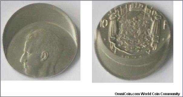 10 francs 1971 Offcenter (No language visible)