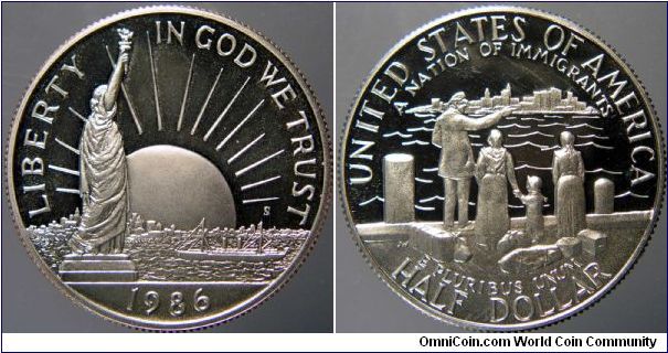 Statue of Liberty Half Dollar                                                                                                                                                                                                                                                                                                                                                                                                                                                                                       