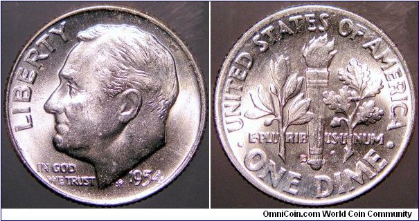 Dime.

Denver mint.                                                                                                                                                                                                                                                                                                                                                                                                                                                                                               