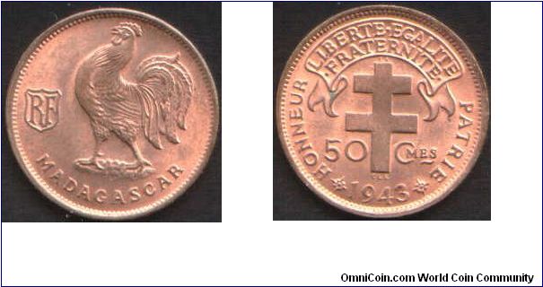nice brilliant uncirculated 50c minted at Pretoria.