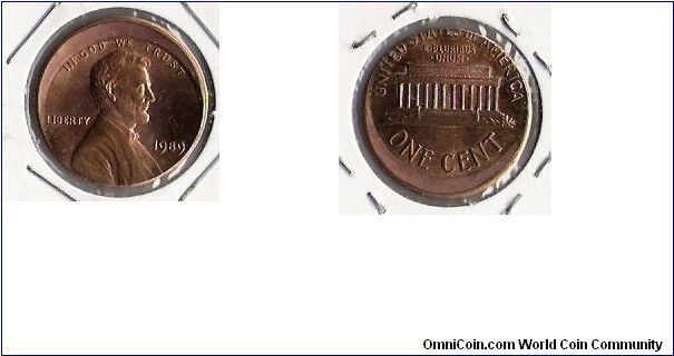 Lincoln Cent 
Off Center Strike