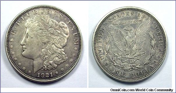 1 Morgan Dollar

Mint of Denver

Silver