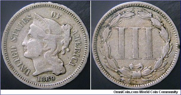 3 Cent.

Nickel                                                                                                                                                                                                                                                                                                                                                                                                                                                                                                   