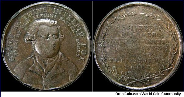 Tribute to Charles James Fox, Great Britain.                                                                                                                                                                                                                                                                                                                                                                                                                                                                        