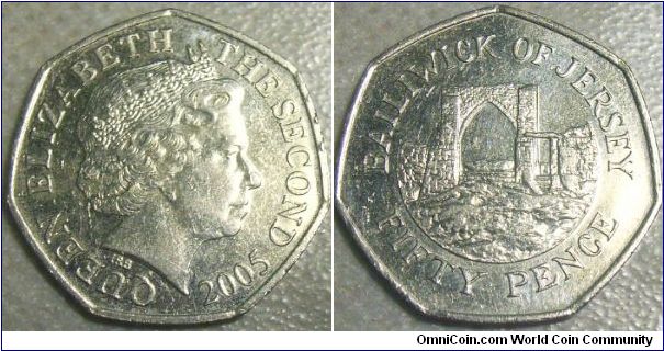 Jersery 2005 50 pence. Special thanks to Peck!