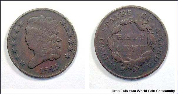 Classic Head Half Cent


Copper