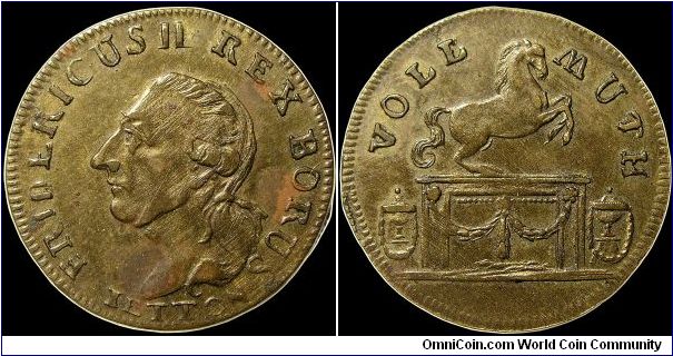 Voll Muth — With Courage, Prussia.

This is Frederick the Great.                                                                                                                                                                                                                                                                                                                                                                                                                                                  