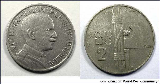 Kingdom of Italy

V. Emanuele III

Buono da Lire 2

Nickel