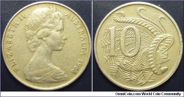 Australia 1968 10 cents.