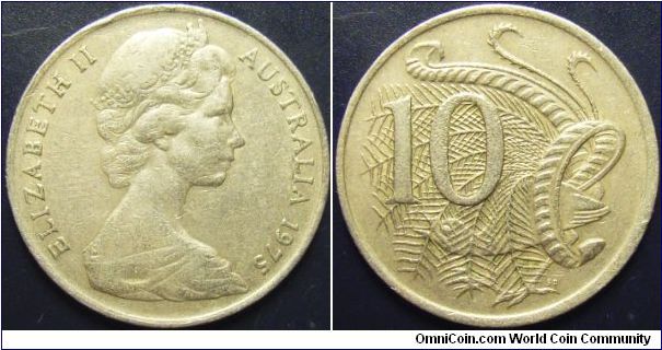 Australia 1975 10 cents.