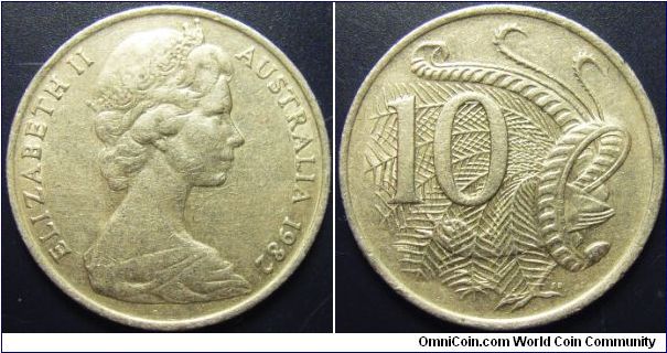 Australia 1982 10 cents.