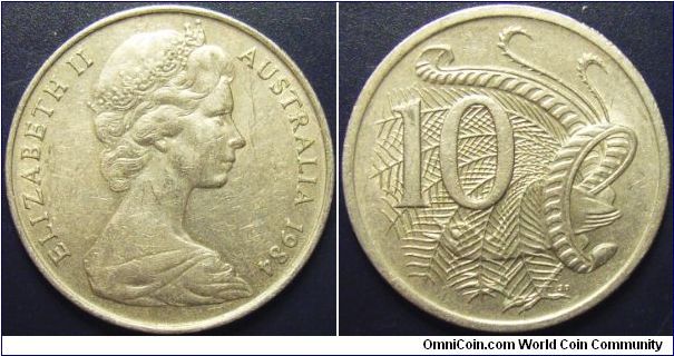 Australia 1984 10 cents.