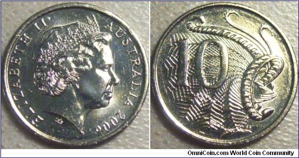 Australia 2006 10 cents.