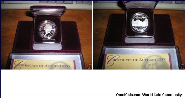 Thomas Jefferson Proof Silver Dollar Commemorative