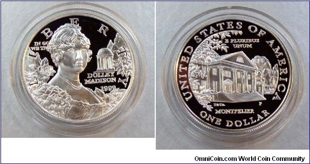 Dolley Madison Commemorative Dollar