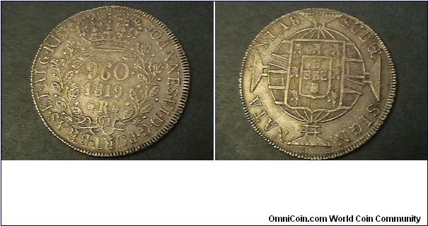 Brazil 960 Reis
0.9030 silver