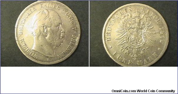 German Empire, Prussia B mint mark