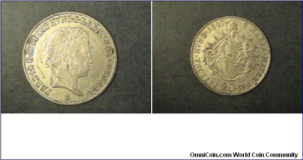 20 KRAJCZAR B Mint mark