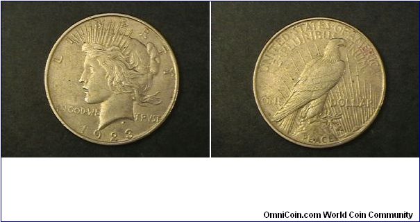 Pease Silver Dollar 1923D