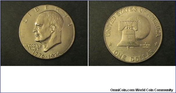 Ike Dollar 1976D