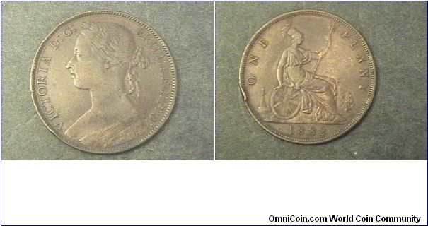 One Penny H mint mark