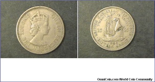 British Caribbean Territories Eastern Group

25 Cents