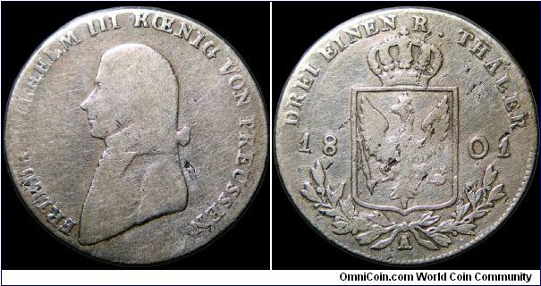 1/3 Thaler, Prussia                                                                                                                                                                                                                                                                                                                                                                                                                                                                                                 
