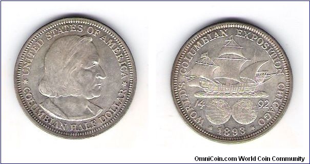 First US Commerative
1892-Columbus -HAlv Dollar