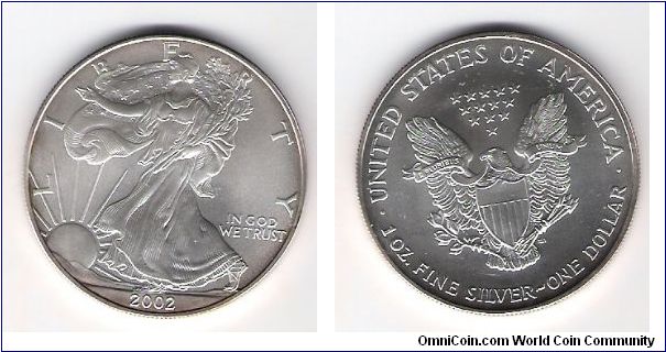 2002 American Silver EAgle