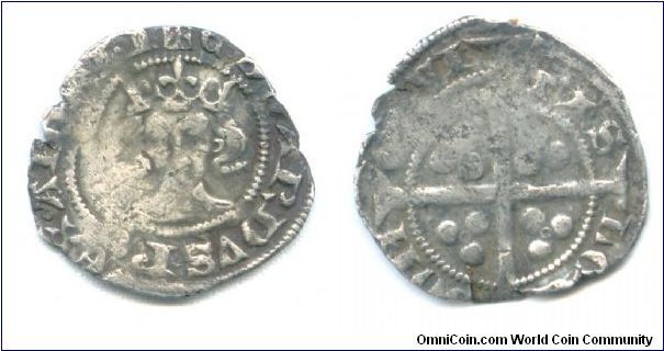 Edward III 1327-1377 Silver Penny. 4th coinage London Mint. Annulet issue 1351-77
18mm  1.0gms