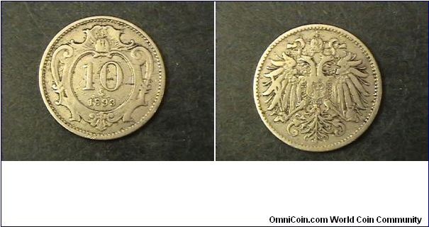 Austria, 10 Heller