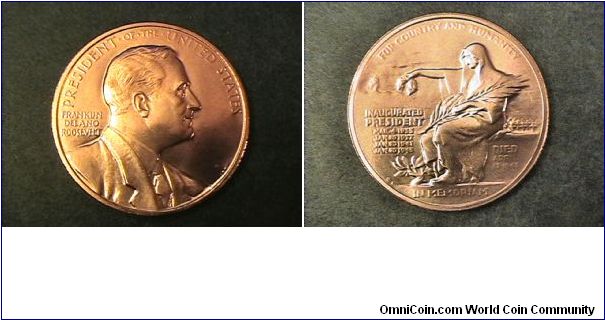 President Franklin Delano Roosevelt Memorial Medal